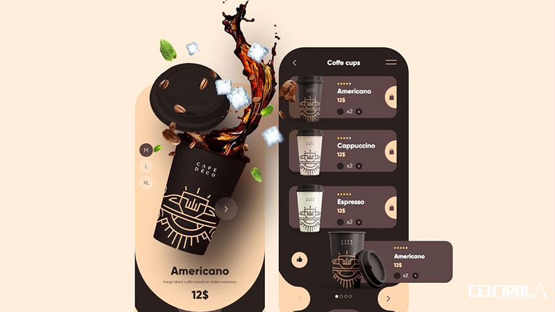 THIẾT KẾ APP MOBILE CHO QUÁN CÀ PHÊ: TRẢI NGHIỆM ĐẲNG CẤP